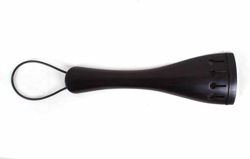 3/4 4/4 Upright double bass Tailpiece Ebony wood Bass Tailpiece With Tail gut Tailpiece Rope Set up double bass in Saudi Arabia
