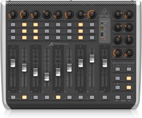 Behringer X-TOUCH COMPACT Universal USB/MIDI Controller with 9 Touch-Sensitive Motor Faders in Saudi Arabia