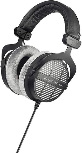 beyerdynamic DT 990 PRO Over-Ear Studio Monitor Headphones - Open-Back Stereo Construction, Wired (80 Ohm, Black (Limited Edition)) (Renewed) in Saudi Arabia