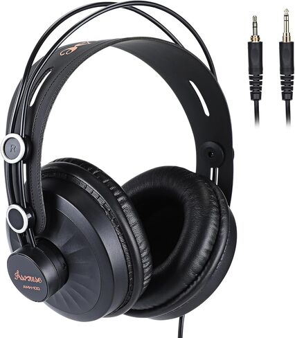 اسموز سماعات راس سلكية فوق الاذن بخاصية الغاء الضوضاء لمكبر الصوت والبودكاست والكيبورد والجيتار واللابتوب in Kuwait