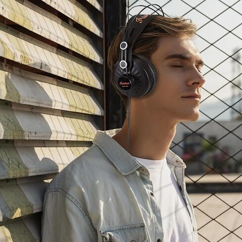 اسموز سماعات راس سلكية فوق الاذن بخاصية الغاء الضوضاء لمكبر الصوت والبودكاست والكيبورد والجيتار واللابتوب in Kuwait