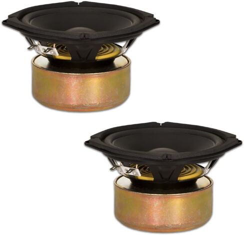 Goldwood Sound, Inc. مضخم صوت مسرحي، مكبرات صوت محمية مقاس 5.25 بوصة بقدرة 130 وات لكل مجموعة مكبرات صوت بديلة بمقاومة 8 أوم (GW-205/8S-2) in Saudi Arabia