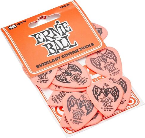 Ernie Ball Everlast Guitar Picks, Purple 1.0mm, 12-pack (P09193) in Saudi Arabia