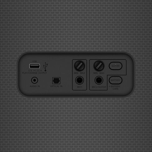 مكبر صوت سوني SRS-XV800 X-Series اللاسلكي المحمول بتقنية البلوتوث كاريوكي للحفلات IPX4 مقاوم لرذاذ الماء مع بطارية تدوم 25 ساعة، مقبض وعجلات مدمجة، صوت متعدد الاتجاهات، وأضواء محيطة - جديد، أسود in Kuwait