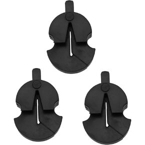Tourte Style Rubber Mute LQ Industrial 3PCS Tourte-Style Black Rubber Mute for All Violins Small Violas Ultra Practice Silencer (TSRMAVUP-27x17x8-B3) in Saudi Arabia