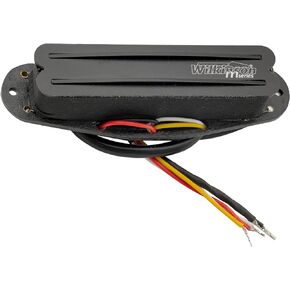 Wilkinson WOTBS Hot Rails Ceramic Single Coil Sized Humbucker Bridge Pickup for Strat Stratocaster Electric Guitar, Black