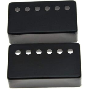 Dopro Set of 2 Metal Humbucker Guitar Pickup Cover Brass Humbucker Pickup Covers 50mm/52mm Pole Spacing for Epi Les Paul Chromee Les Paul Chrome