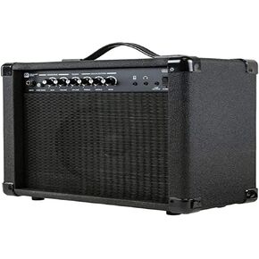 مونو برايس مكبر صوت جيتار كومبو 611720 20 واط 1×8 - اسود مع كسب 86 ديسيبل، 1/4 انش، سماعة راس ومداخل ايه يو اكس ام بي 3 3.5 ملم للجيتار الكهربائي in Kuwait