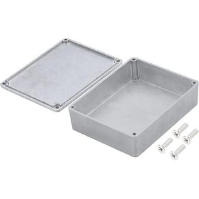 DaierTek 1590BB Aluminum Metal Stomp Box Case Guitar Pedal Enclosure Effect Enclosure Stomp Box Unpainted 120x94.5x34 MM Toggle Switch Box in Kuwait
