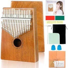 كاليمبا بيانو الإبهام كاليمبا 17 مفتاح بيانو إصبع متين ومحمول مناسب للأطفال والكبار والمبتدئين، أفضل الهدايا للأصدقاء والعائلة in Kuwait