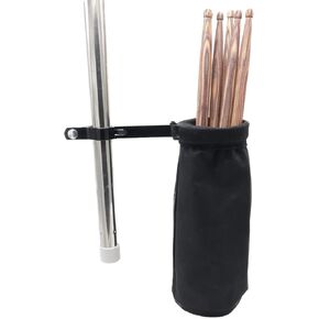 Cheerock Portable Nylon Drum Stick Bag, Quick Change Drum Stick Holder for Drum Set, Waterproof and Dustproof Drum Sticks Bag, Percussion Stick Bag with Large Capacity