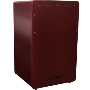 Sawtooth Satin Mahogany with Gloss Cherry Mahogany Back and Sides Standard Cajon Percussion Box in Saudi Arabia