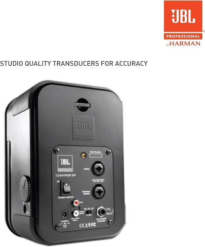 JBL Professional C2PM Control 2P Compact Powered Monitor, Master Speaker Only, Black in Kuwait