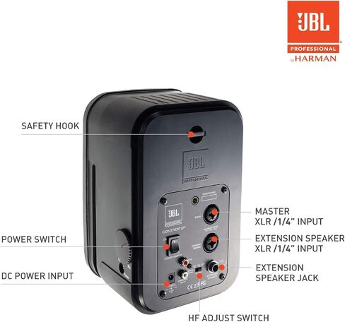 JBL Professional C2PM Control 2P Compact Powered Monitor, Master Speaker Only, Black in Kuwait