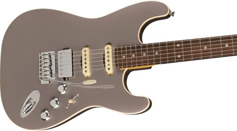 جيتار كهربائي من Fender Aerodyne Special Stratocaster، مع ضمان لمدة عامين، رمادي دولفين، لوحة أصابع من خشب الورد in Kuwait