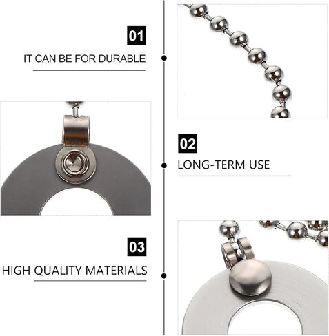 TUOREN 2Pack Drum Set Cymbal Chain for Rides, Crashes, Chinas, and Effect Cymbals 11.5" in Saudi Arabia