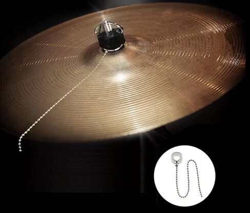 TUOREN 2Pack Drum Set Cymbal Chain for Rides, Crashes, Chinas, and Effect Cymbals 11.5" in Saudi Arabia