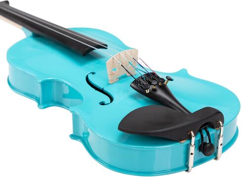 حزمة ARTALL 1/8 للكمان الصوتي للمبتدئين للطلاب مع حقيبة صلبة ومجموعة ملحقات المبتدئين، باللون الأزرق in Kuwait