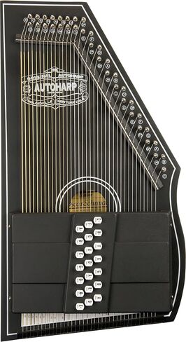 حزمة حقيبة Oscar Schmidt OS73C 1930 Reissue 21 Chord Autoharp Gig Bag - أسود ساتان in Kuwait