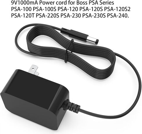 9V AC/DC Adapter for Boss PSA Guitar Pedal DS-1 DS-2 DD-3 DD-7 DD-20 DB-88 RC-3 TU-2 SD-1 RV-5 RV-6 AD-10 BR-80 BR-600 CE-2B ME-50 ME-80 GT-10 HM-2 GT-1B GT-100 GT-1 GT-10 Charger Power Cord in Saudi Arabia
