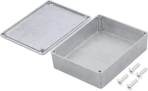 DaierTek 1590BB Aluminum Metal Stomp Box Case Guitar Pedal Enclosure Effect Enclosure Stomp Box Unpainted 120x94.5x34 MM Toggle Switch Box in Kuwait