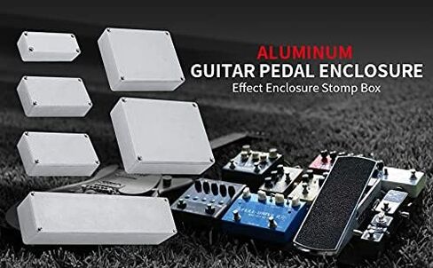 DaierTek 1590BB Aluminum Metal Stomp Box Case Guitar Pedal Enclosure Effect Enclosure Stomp Box Unpainted 120x94.5x34 MM Toggle Switch Box in Kuwait