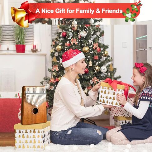 بيانو الإبهام من كاليمبا، بيانو الإبهام، محمول 17 مفتاحًا بيانو إصبع القيثارة مبيرا، الماريمبا، الآلات الموسيقية للبالغين، هدايا عيد الميلاد للمراهقين in Kuwait