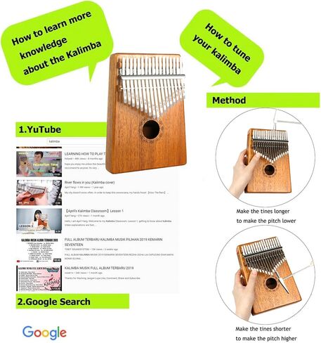 كاليمبا بيانو الإبهام كاليمبا 17 مفتاح بيانو إصبع متين ومحمول مناسب للأطفال والكبار والمبتدئين، أفضل الهدايا للأصدقاء والعائلة in Kuwait