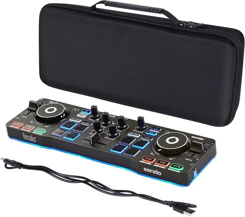 co2CREA Hard Travel Case replacement for Hercules DJ DJControl Starlight Pocket DJ Controller in Kuwait