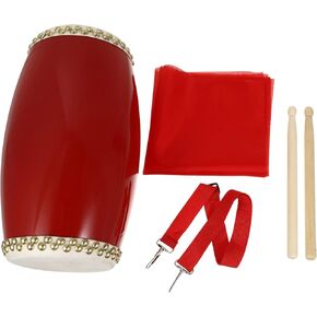 Vaguelly 1 Set Waist Drum Cowhide Drum Hand Drum Djembe Drums Adults Djembe Strap Portable Children Waist Music Instruments for Adults Musical Instrument Supply Leather Major Toy Toddler
