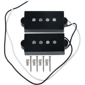 FLEOR Alnico 5 Jazz Bass Pickups Bridge Pickup Fit 4 Strings Fender Jazz Bass Guitar Pickup Part