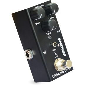 MAXCHEER Electric Guitar Digital Delay Pedal Time/Level/Repeat Knob Effect Pedal Mini Single Type DC 9V True Bypass (Brown)