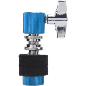 LiebeWH Hi-Hat Clutch، حامل رف الصنج من سبائك الألومنيوم لطبل الجاز وملحقات اللعب مع مقبض قفل ذاتي (أحمر)