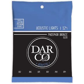 مارتن جيتار داركو اكوستيك D220، 92/8 فوسفور برونزي، أوتار جيتار خفيفة الوزن in Kuwait