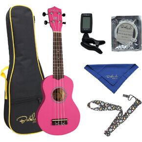 Bailando 21 Inch Handmade Wooden Soprano Ukulele Beginner Kit (Purple)