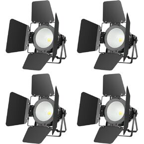 بيتوبر مصابيح مسرح LED سي او بي 200 واط مع مصابيح LED بيضاء دافئة وباردة دي ام اكس/ماستر سليف دي جيه مصابيح فريسنل للكنيسة والزفاف والمسرح واستوديو الصور (4) in Kuwait