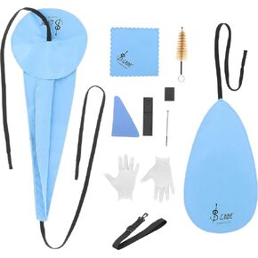 10-in-1 Saxophone Cleaning Kit, Alto Saxophone Cleaner Kit Including Sax Cleaning Cloth, Mouthpiece Brush, Mini Screwdriver Cleaning Cloth for Flute and Wind & Woodwind Instrument in Kuwait