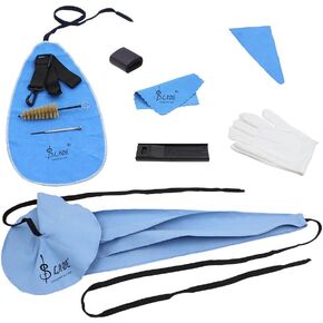 Mowind Wind Instruments Saxophone Cleaning Cloth with Weighted Strap for Saxophone Flute Clarinet Oboe Inside Instrument Cleaning Kit 5PCS in Kuwait