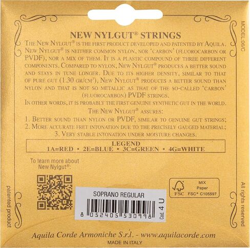 Aquila corde armoniche New Nylgut, Ukulele, Soprano Regular Ukulele Strings in Saudi Arabia
