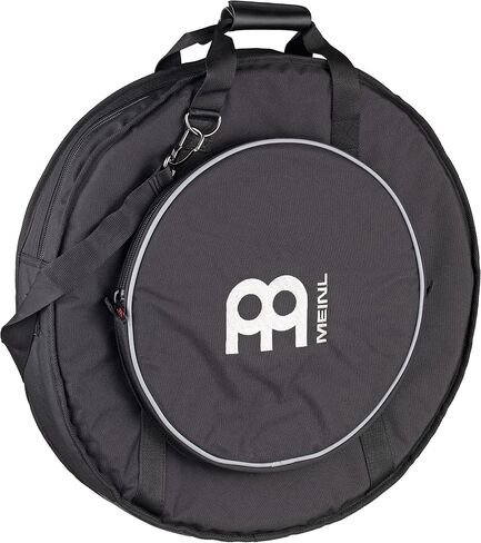 حقيبة ظهر Meinl Cymbals مقاس 22 بوصة مع حجرة Hihat مقاس 15 بوصة وجيب خارجي - نسيج عالي التحمل، أشرطة كتف مبطنة بالإضافة إلى قبضة حمل قوية، أسود، بوصة (MCB22-BP) in Saudi Arabia