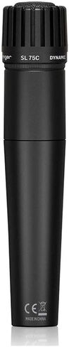 Behringer SL75C Dynamic Cardioid Microphone & B 906 Dynamic Microphone for Instrument and Vocal Applications, Black in Saudi Arabia