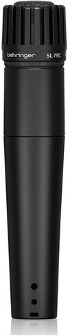 Behringer SL75C Dynamic Cardioid Microphone & B 906 Dynamic Microphone for Instrument and Vocal Applications, Black in Saudi Arabia
