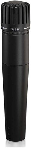 Behringer SL75C Dynamic Cardioid Microphone & B 906 Dynamic Microphone for Instrument and Vocal Applications, Black in Saudi Arabia