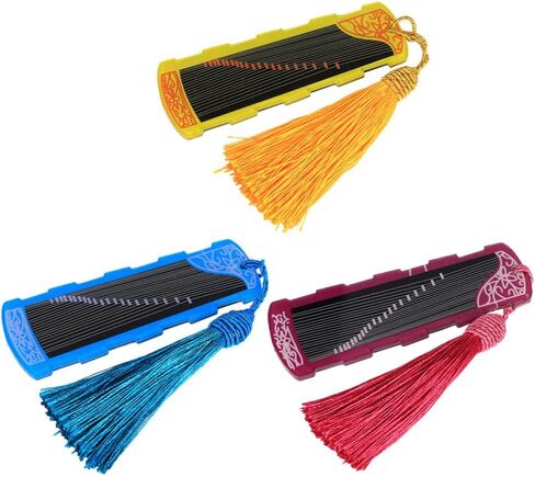 Electric Guitar Accessories 3pcs Guzheng Nail Holder Acrylic Pipa Picks Storage Boards Guitar Picks Organizer for Guzheng Pipa Chinese Zither (Assorted Color) Electric Guitar Picks in Saudi Arabia