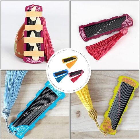 Electric Guitar Accessories 3pcs Guzheng Nail Holder Acrylic Pipa Picks Storage Boards Guitar Picks Organizer for Guzheng Pipa Chinese Zither (Assorted Color) Electric Guitar Picks in Saudi Arabia