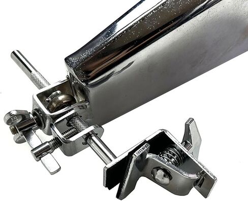 Cowbell Holder, Jazz Drum Kit Adjustment Percussion Accessories Removable Hoop Mounted Cowbell Clamp for Bass Drum Hoop Up or Down Adjustment (Cowbell) in Kuwait