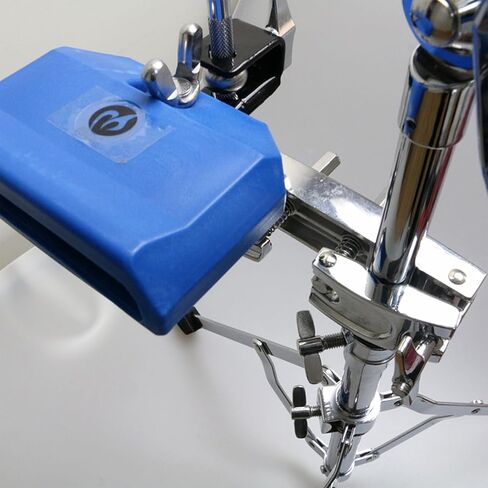 Cowbell Holder, Jazz Drum Kit Adjustment Percussion Accessories Removable Hoop Mounted Cowbell Clamp for Bass Drum Hoop Up or Down Adjustment (Cowbell) in Kuwait
