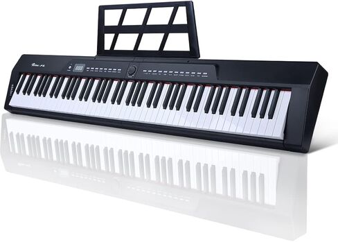 Rosen EP30 Beginner Digital Piano 88-Key Full Size Semi-Weighted Keyboard Piano, Portable Electric Piano with Sustain Pedal,Power Supply, 2x20W Speakers, Bluetooth and MIDI in Kuwait