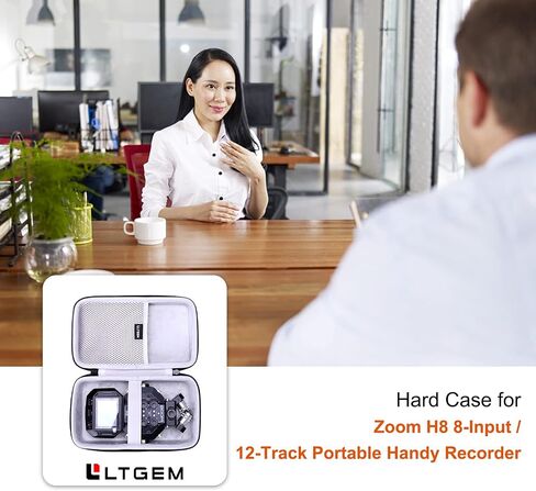 L LTGEM EVA Storage Case for Zoom H8 12-Track Portable Handy Recorder - Travel Protective Carrying Bag in Saudi Arabia