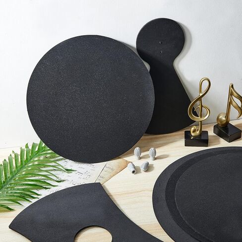 10 قطع من المطاط طبل كتم الوسادات مع قبعات الصنج هاي مجموعة طبل كاتم صوت الطبل الطبل الطبل المخمد القرع الآلات الموسيقية التبعي لممارسة الرياضة في الأماكن المغلقة في الهواء الطلق in Kuwait